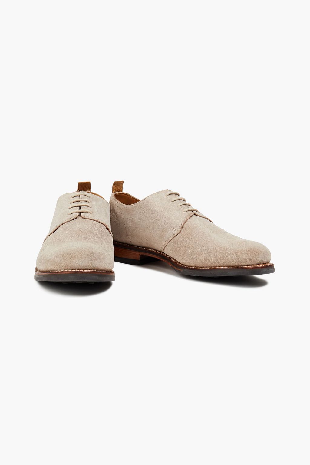 GRENSON Wade suede derby shoes