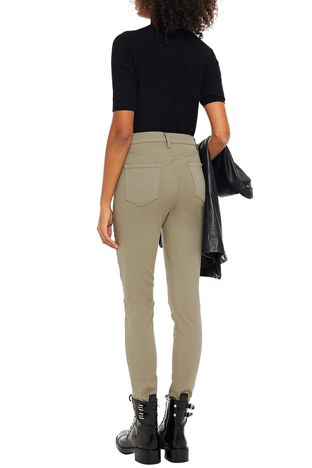 J BRAND Lillie cropped high-rise skinny jeans