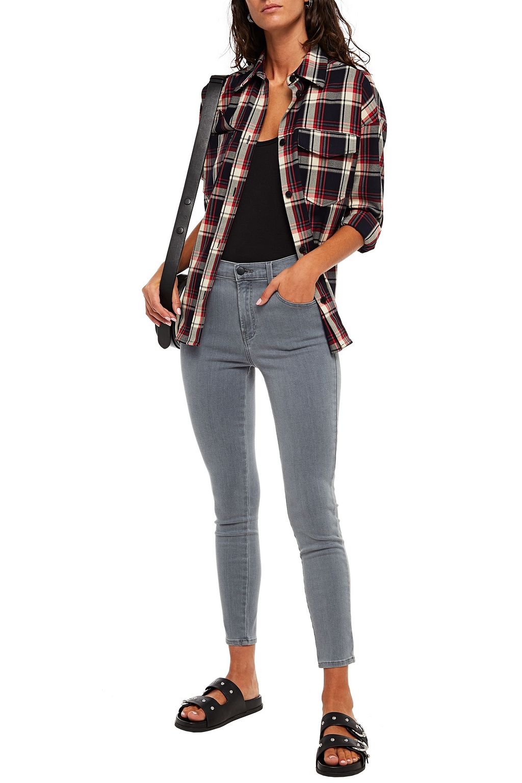 J BRAND Alana cropped high-rise skinny jeans