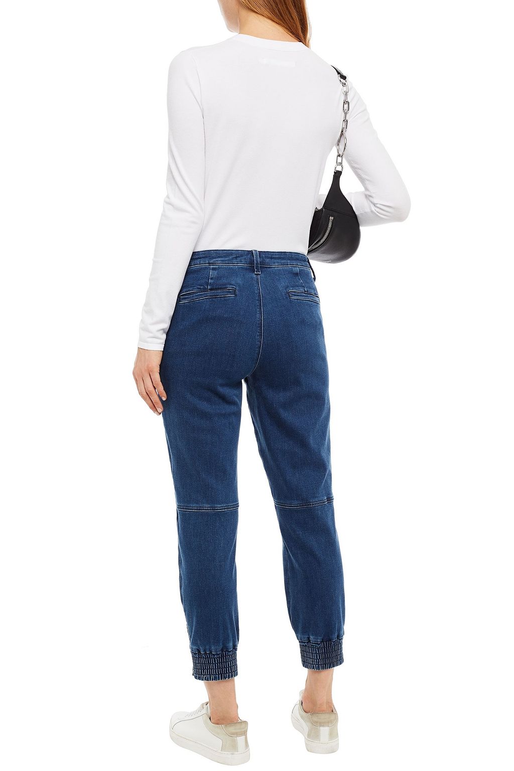 J BRAND Hoch sitzende Karottenjeans mit Reißverschlussdetails