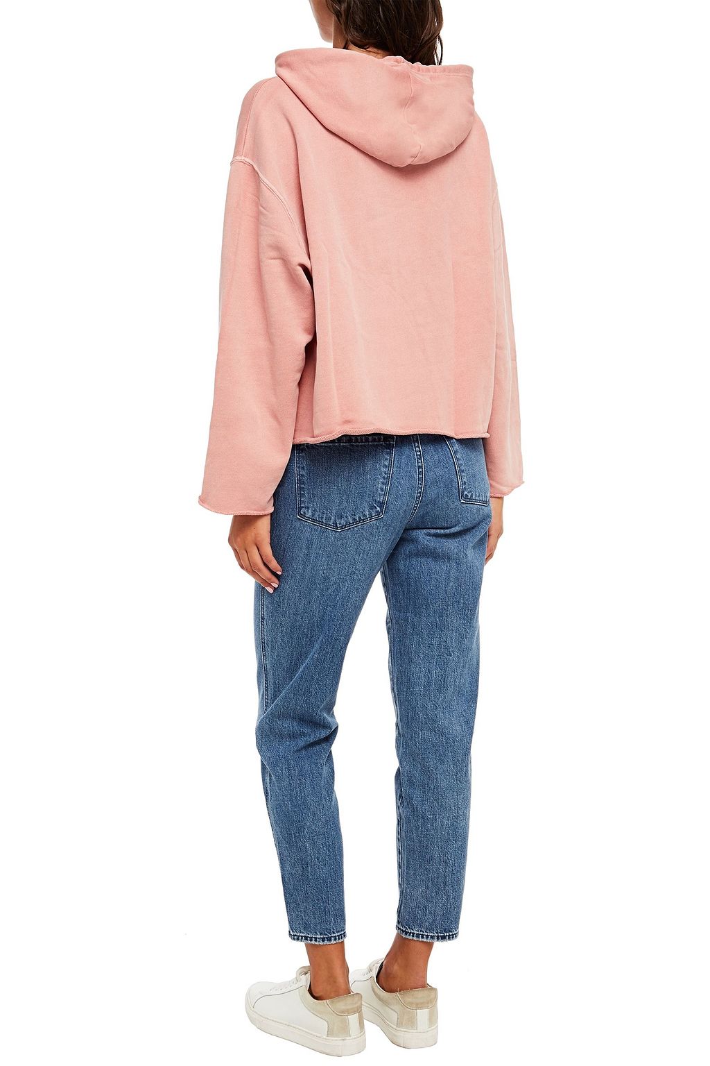 J BRAND Carissa French cotton-terry hoodie