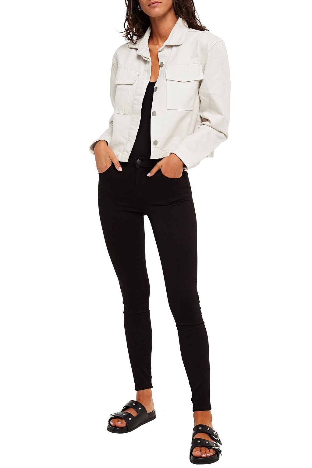 J BRAND Mid-rise skinny jeans