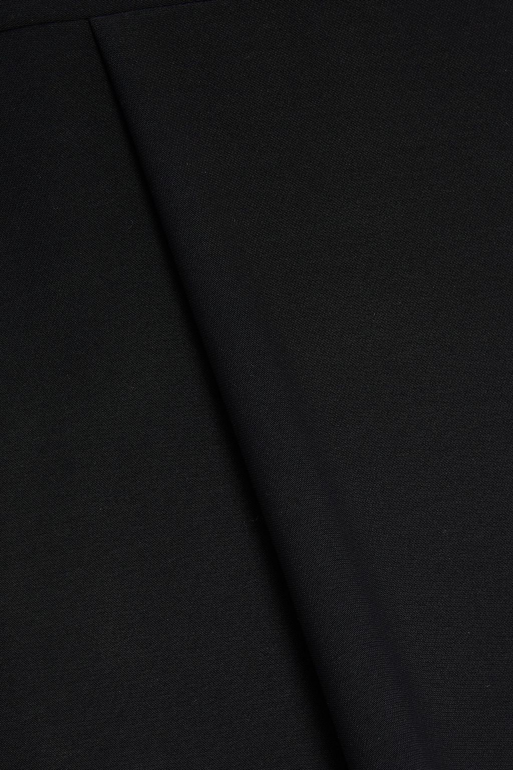 MM6 MAISON MARGIELA Pleated crepe de chine peplum top