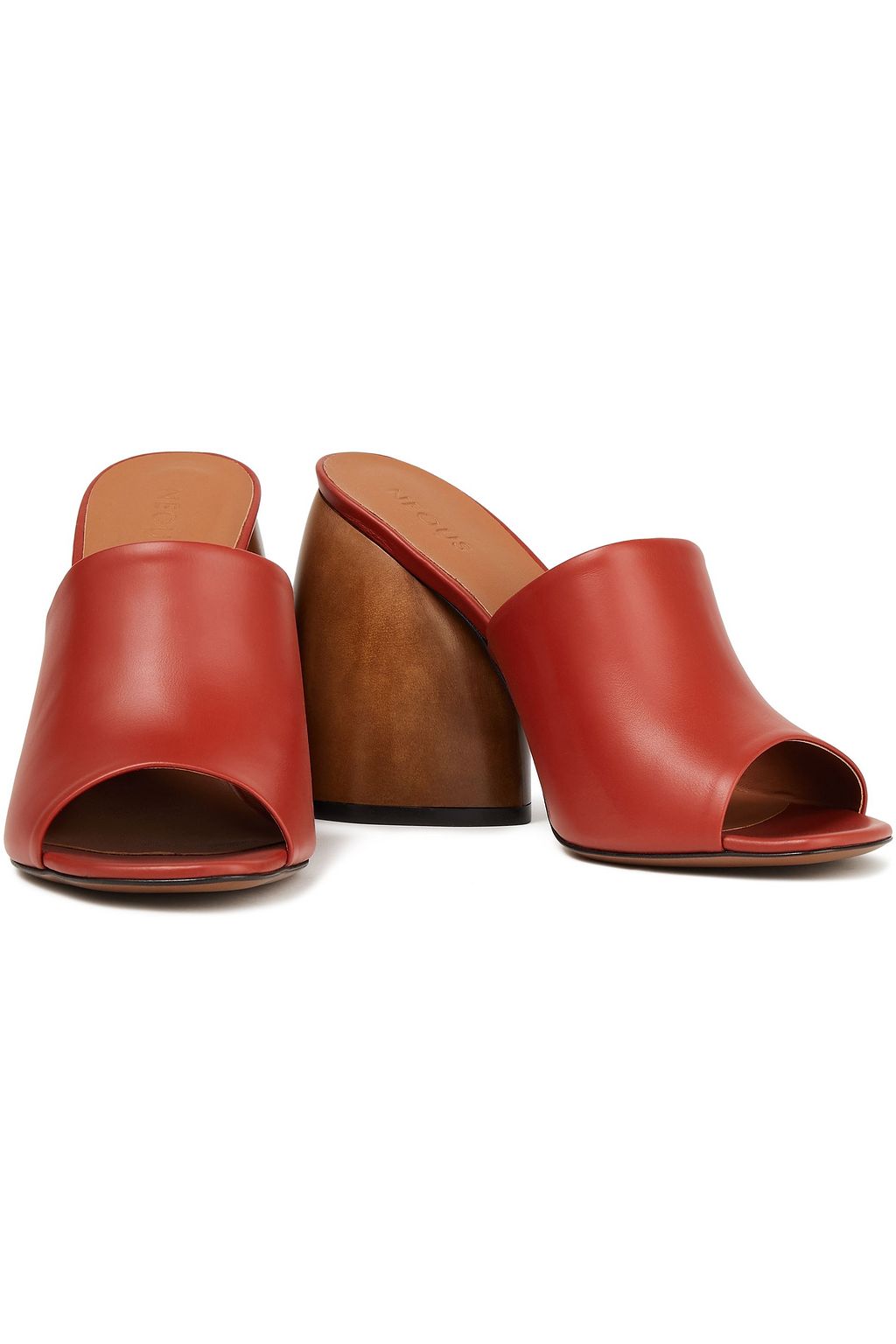 NEOUS Leather mules