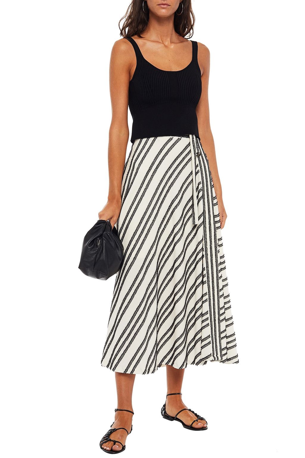 3.1 PHILLIP LIM Cropped wool-blend top