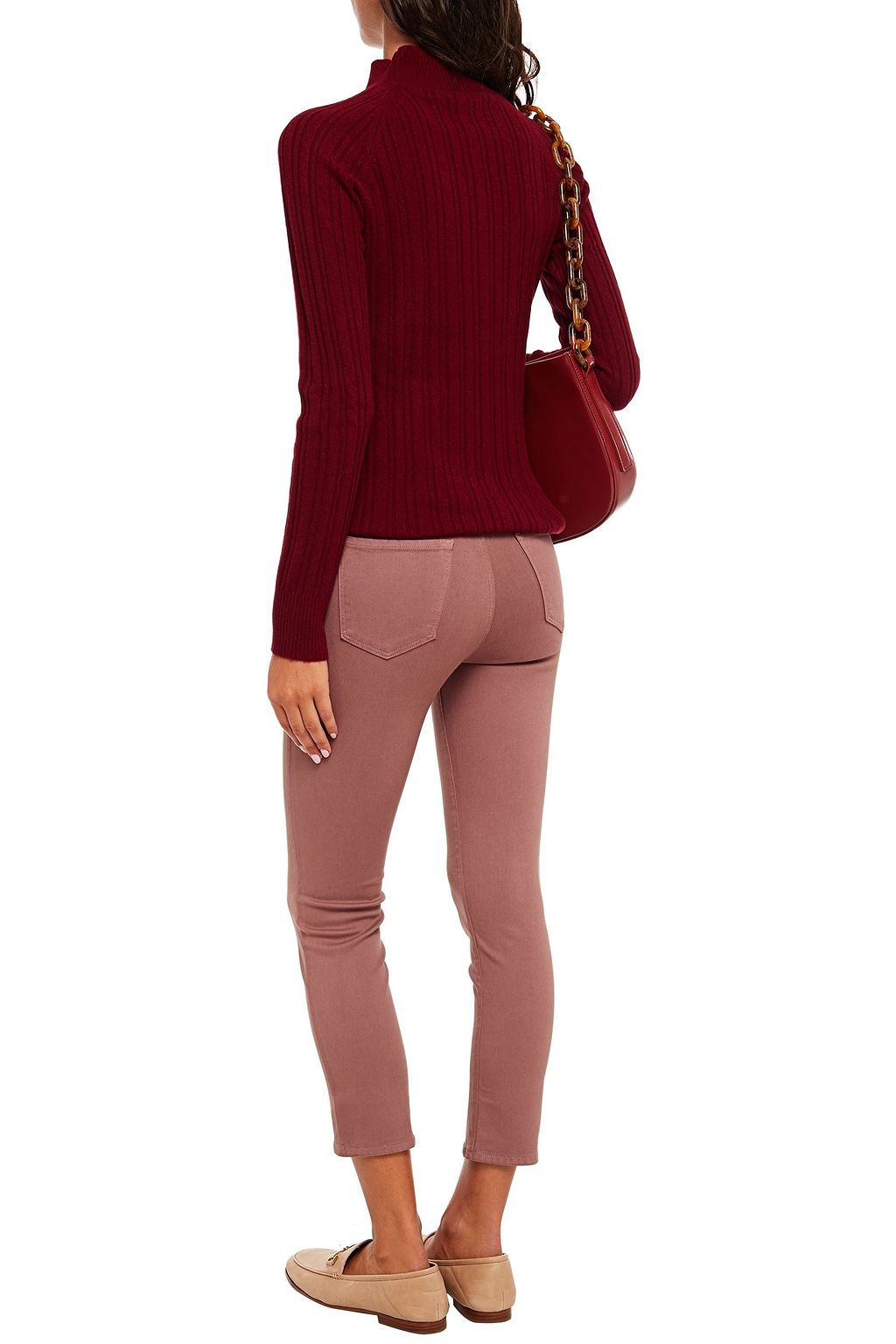 J BRAND Elsie ribbed cashmere turtleneck sweater