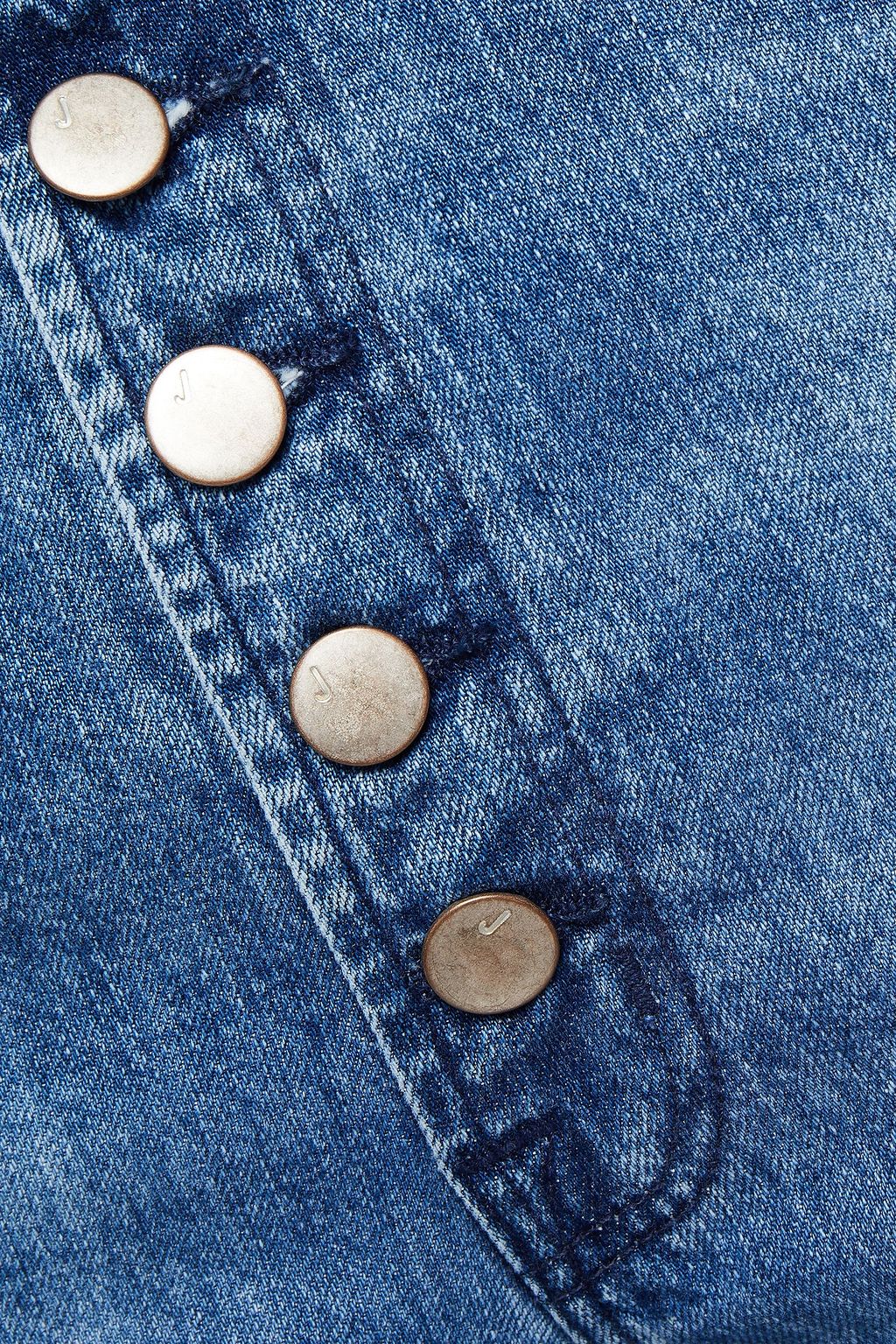 J BRAND Faded high-rise slim-leg jeans
