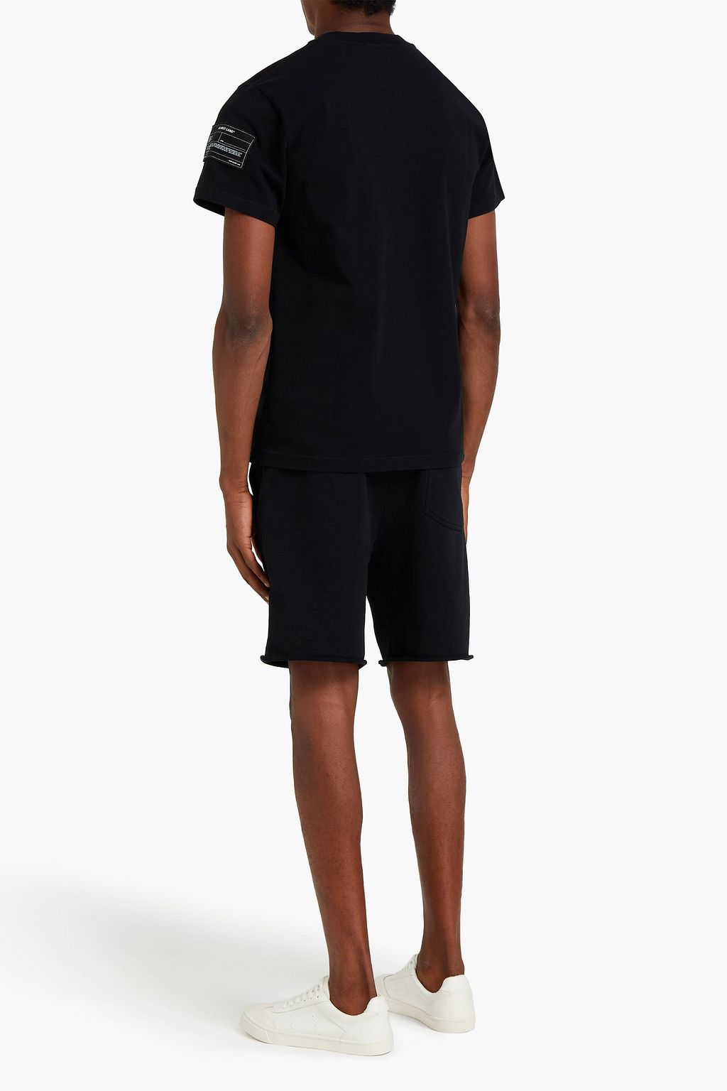HELMUT LANG Appliquéd cotton-jersey T-shirt