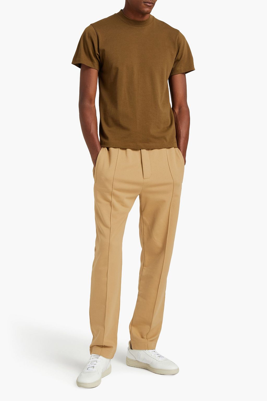 HELMUT LANG French cotton-terry sweatpants