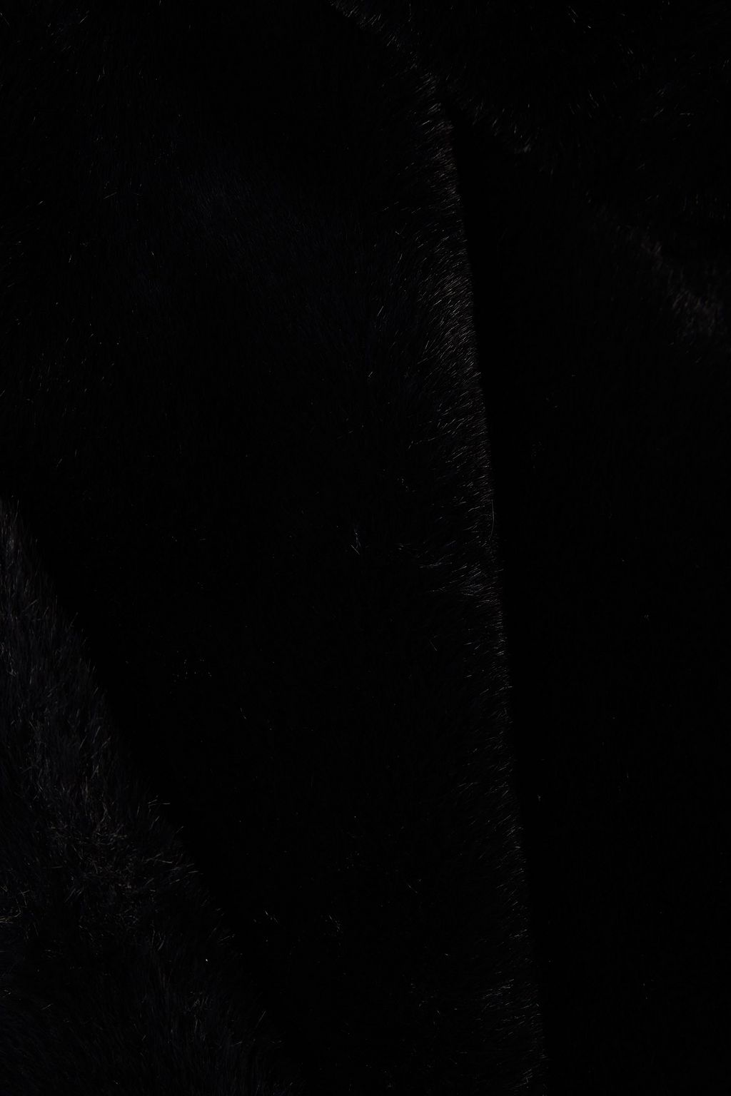 VINCE. Faux fur hooded jacket