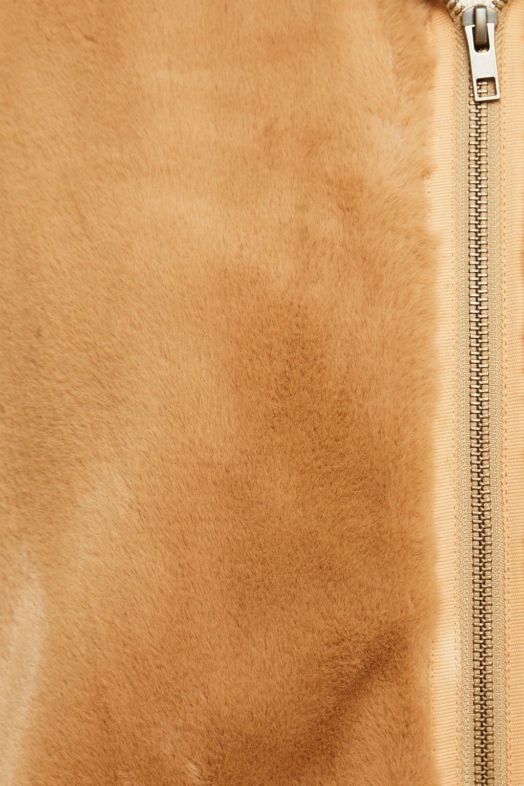 VINCE. Faux fur hooded jacket