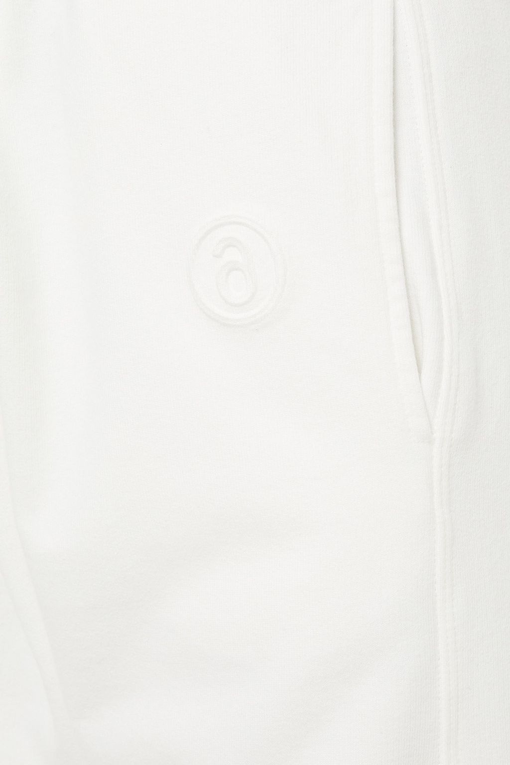 MM6 MAISON MARGIELA Cropped French cotton-terry track pants