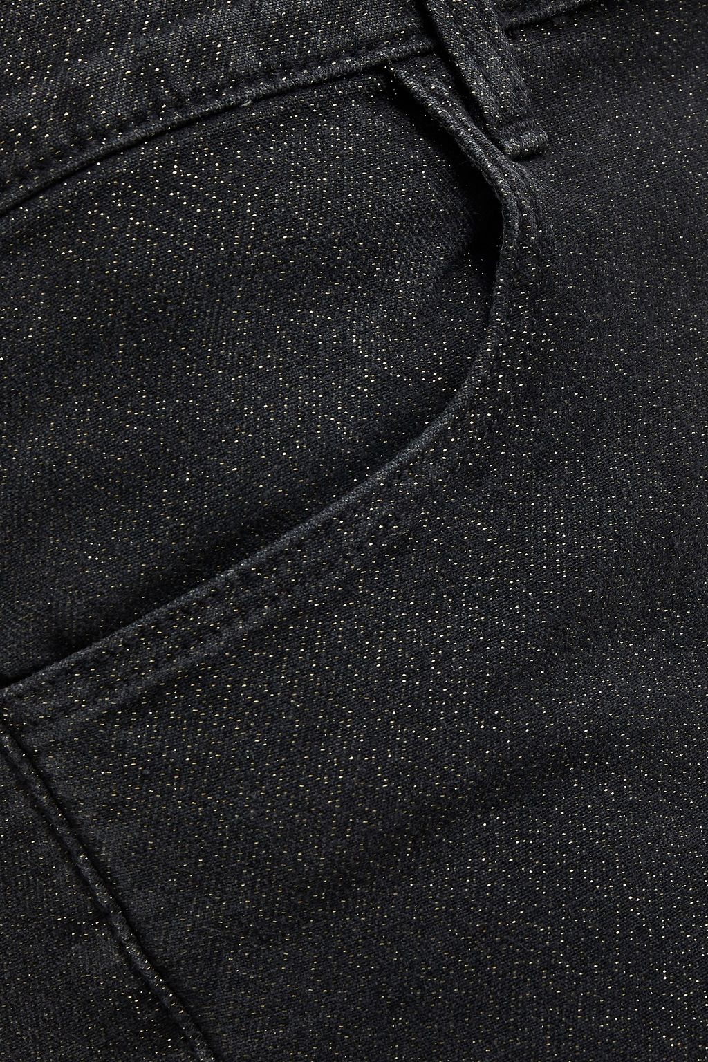 J BRAND Metallic high-rise skinny jeans