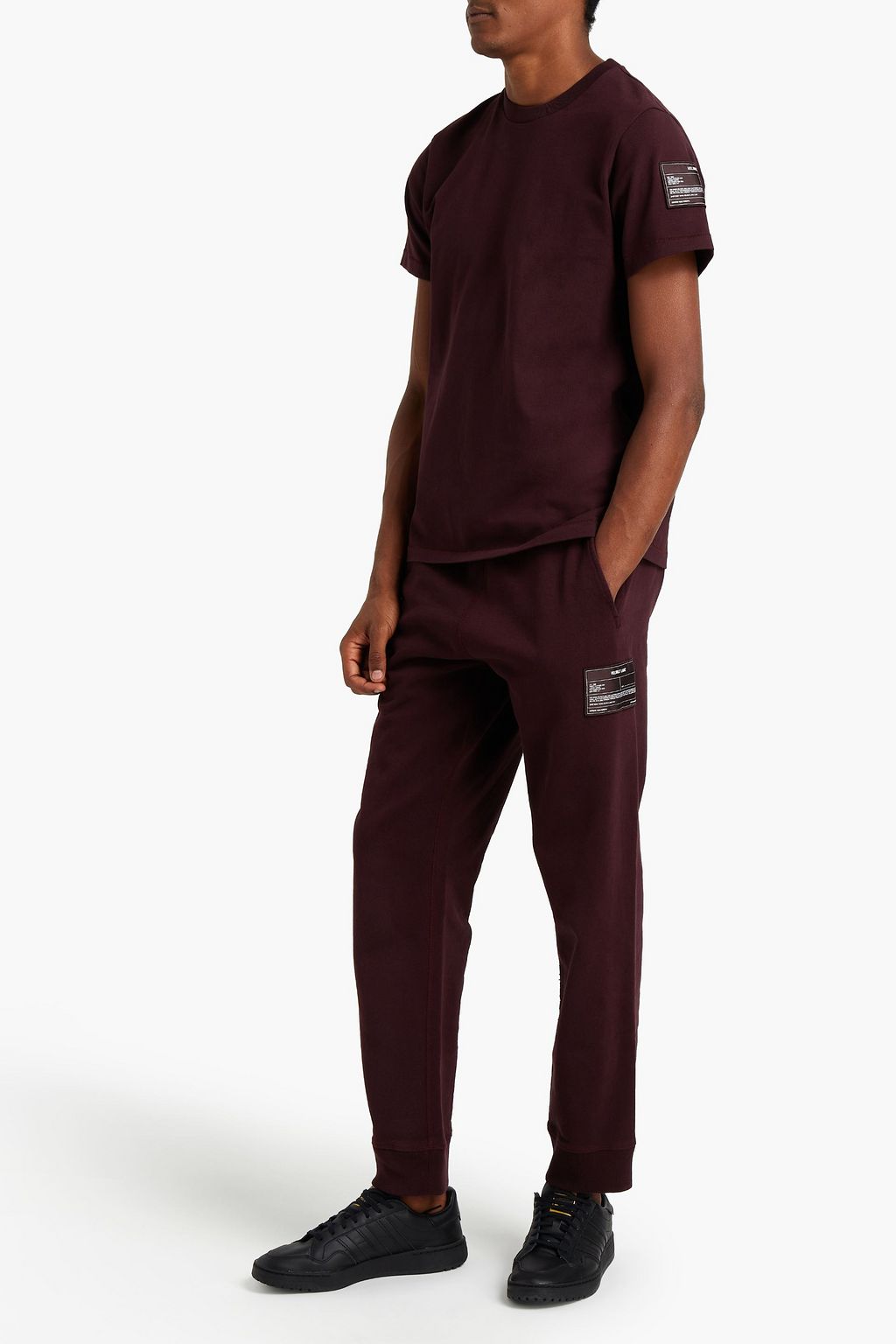 HELMUT LANG Appliquéd cotton-jersey T-shirt
