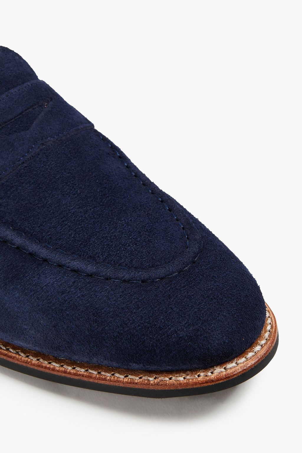 GRENSON Lloyd suede penny loafers
