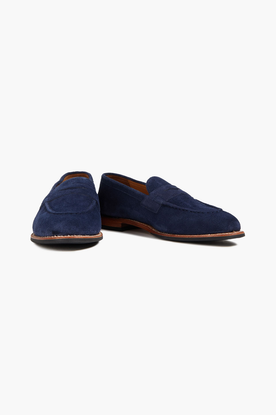 Grenson Man Lloyd Suede Penny Loafers