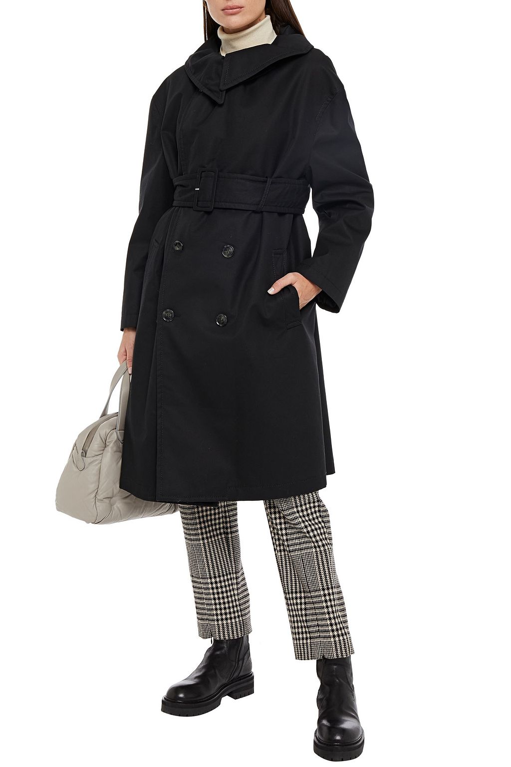 MM6 MAISON MARGIELA Belted cotton-twill trench coat