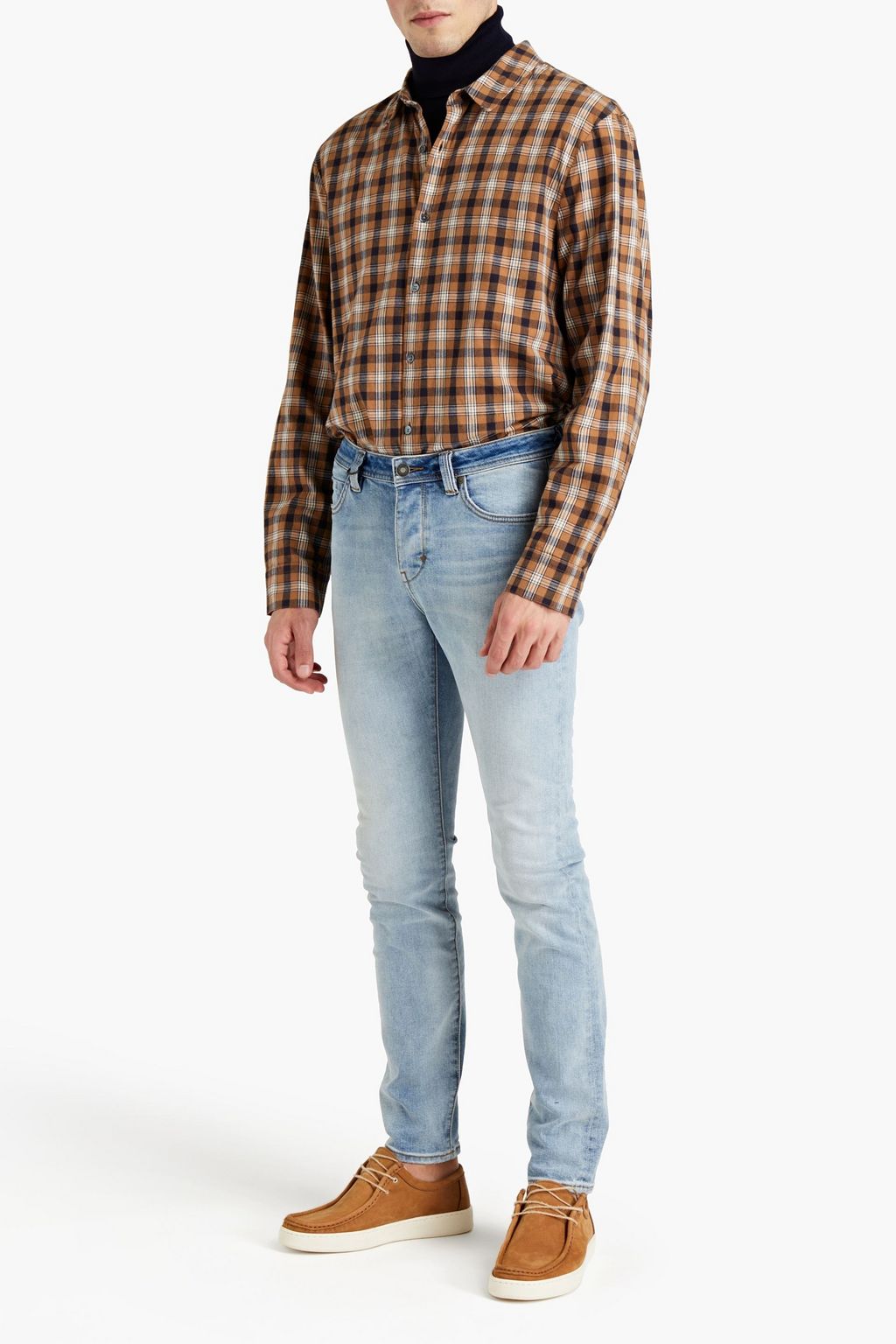 Light denim Iggy skinny-fit faded denim jeans | Sale up to 70% off | THE  OUTNET | NEUW | THE OUTNET