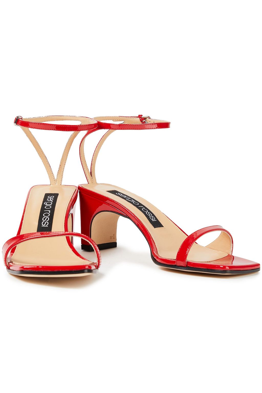 SERGIO ROSSI sr1 patent-leather sandals