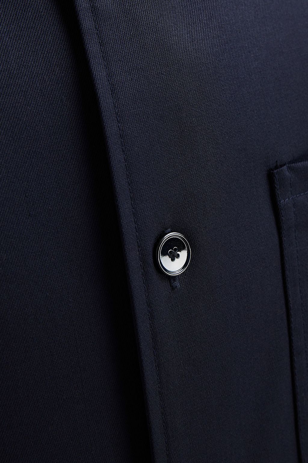 THEORY Clyfford wool-blend twill shirt