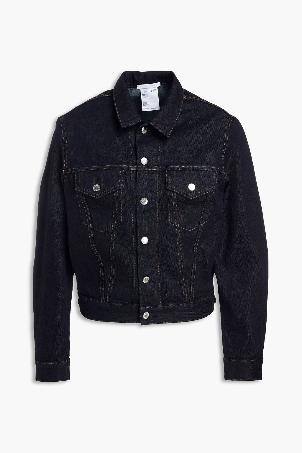 Dark denim Printed denim jacket 