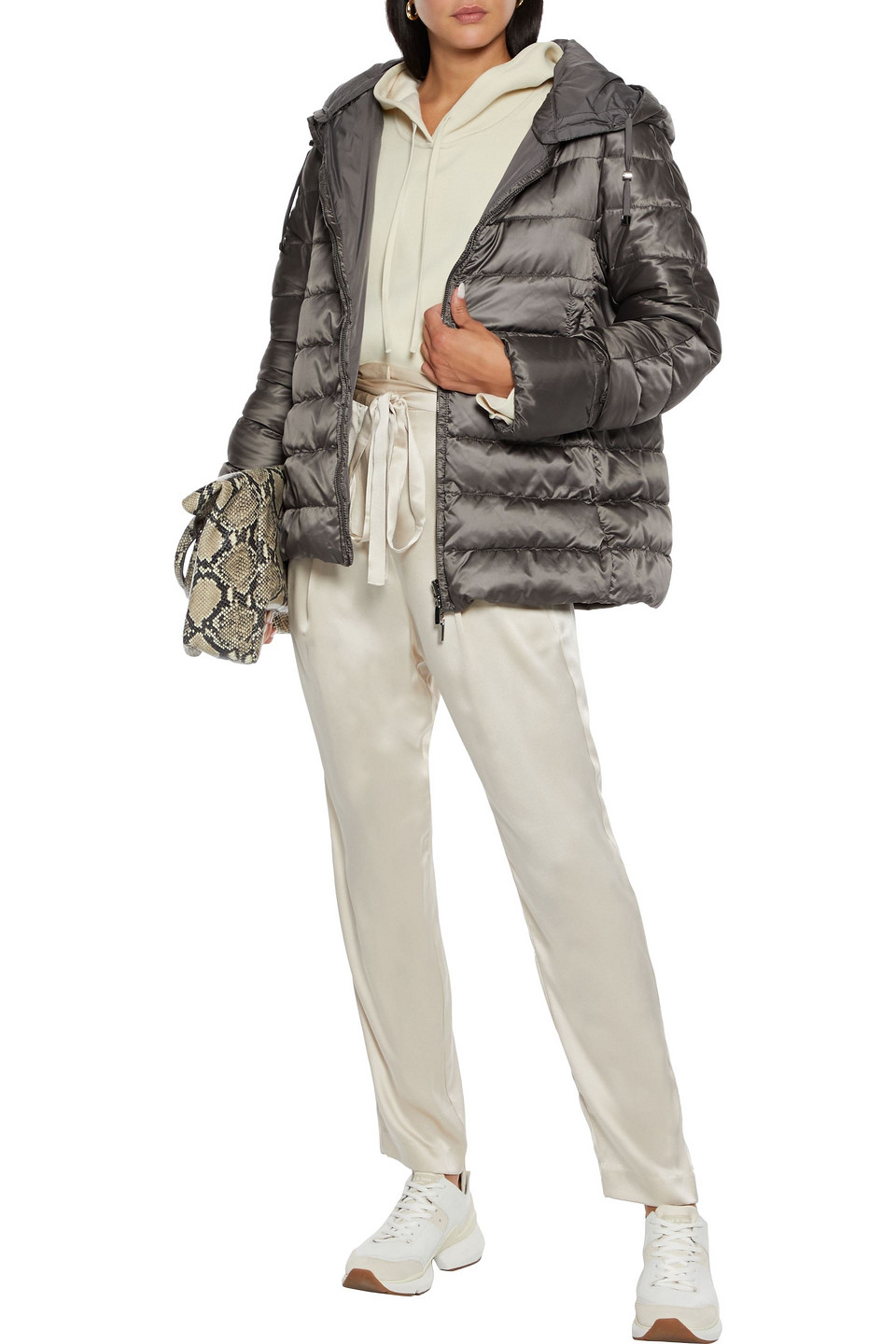 max mara reversible down jacket with hood
