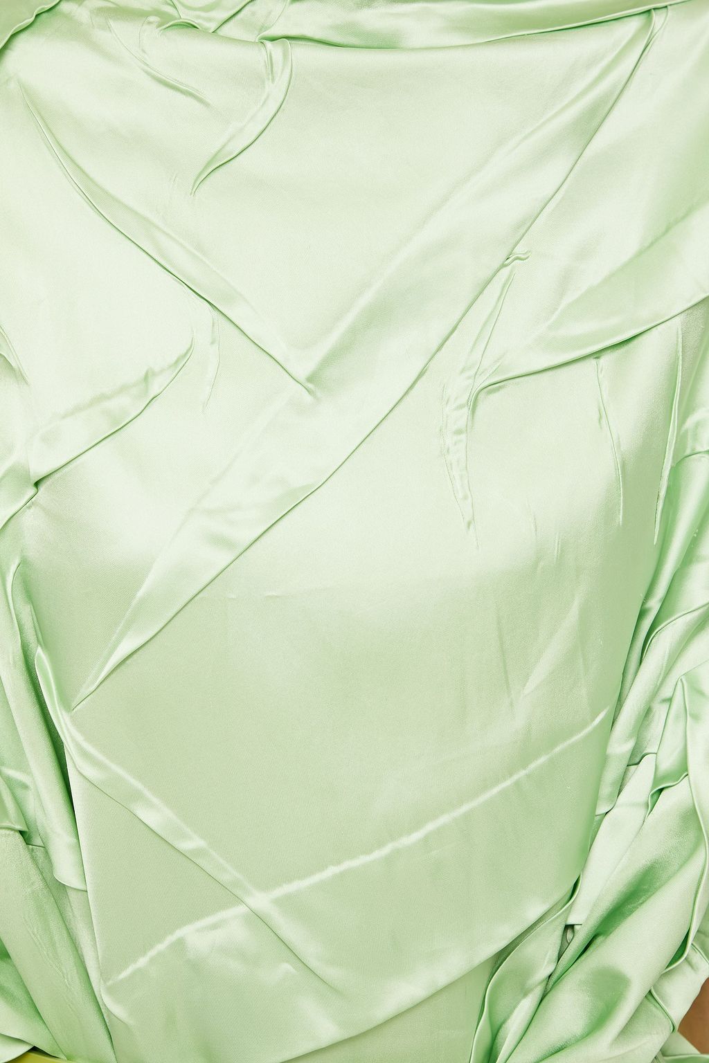 MM6 MAISON MARGIELA Belted crinkled-satin dress
