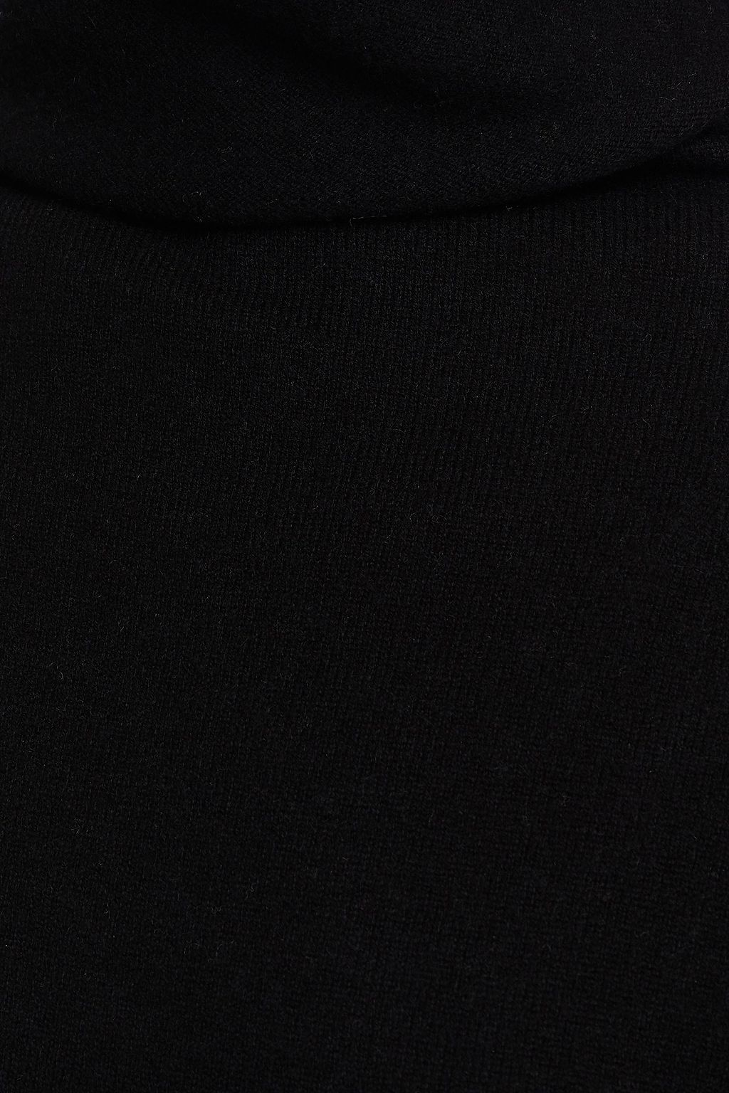 VINCE. Mélange wool and cashmere-blend turtleneck sweater