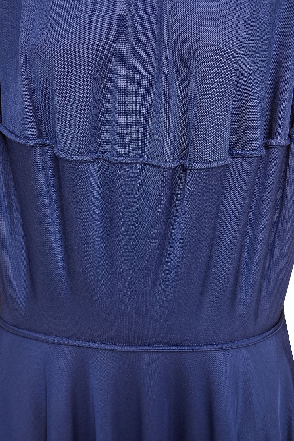 MM6 MAISON MARGIELA Tiered satin-jersey midi dress
