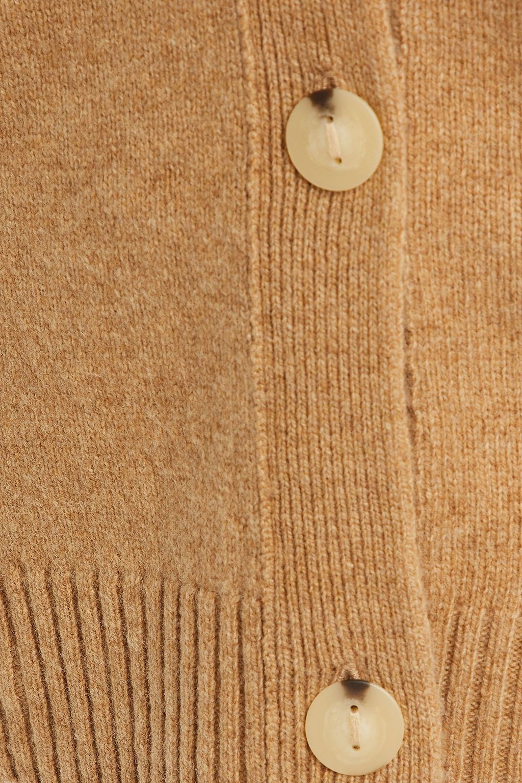 VINCE. Melierter Cardigan aus einer Woll-Yakwollmischung