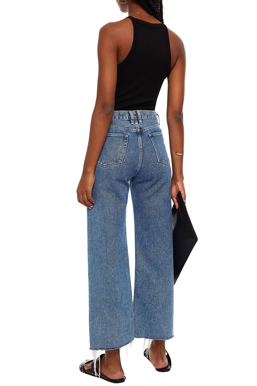 J BRAND Jersey modal and cotton-bend jersey tank