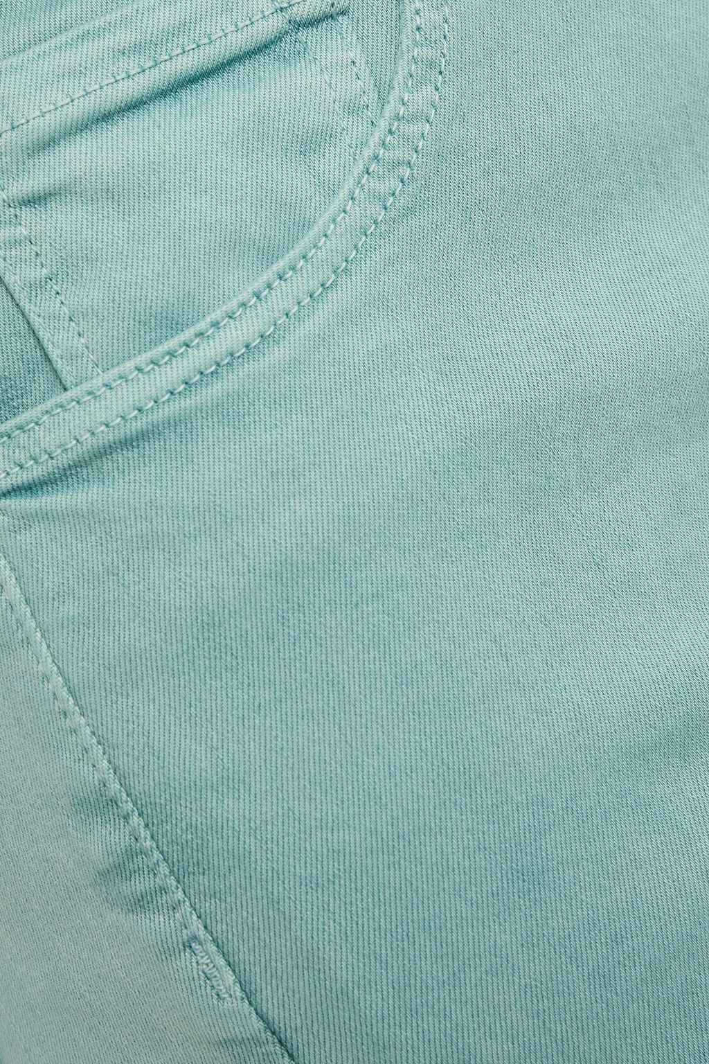 J BRAND Cropped high-rise straight-leg jeans