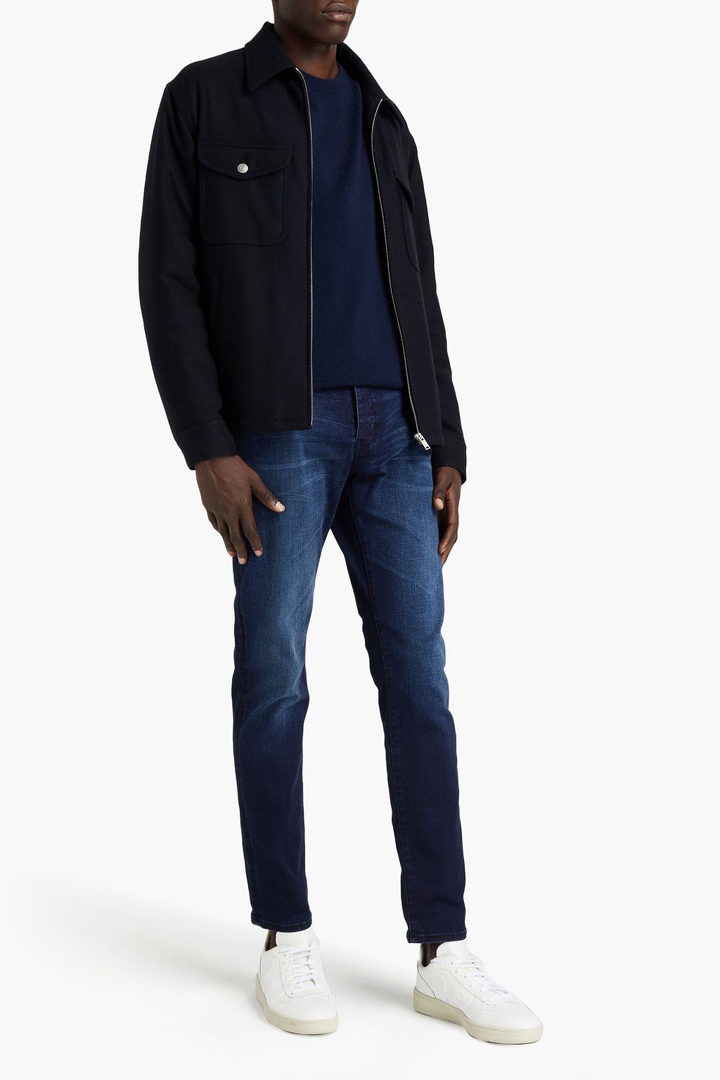 NEUW Lou slim-fit faded denim jeans