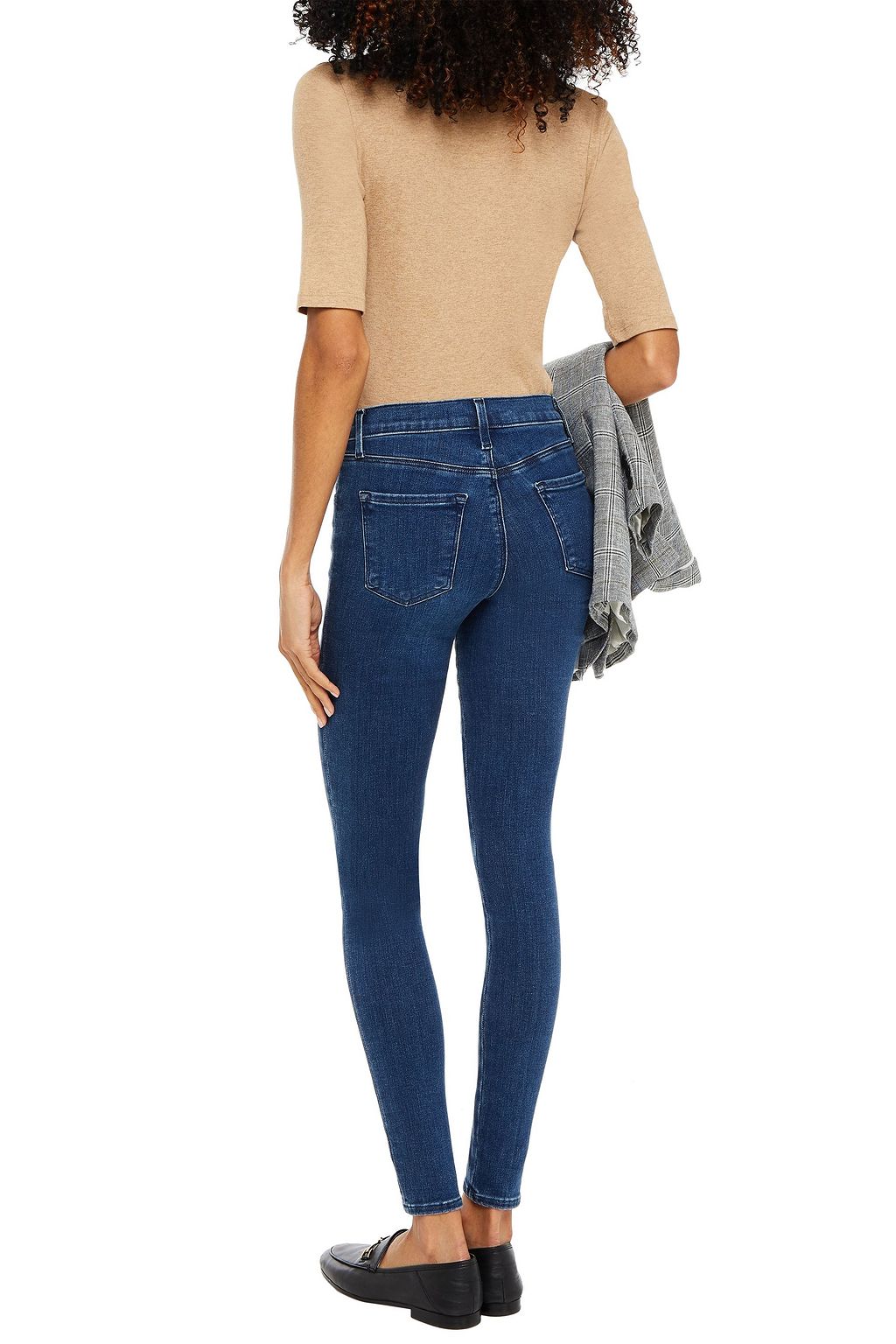J BRAND Mid-rise skinny jeans