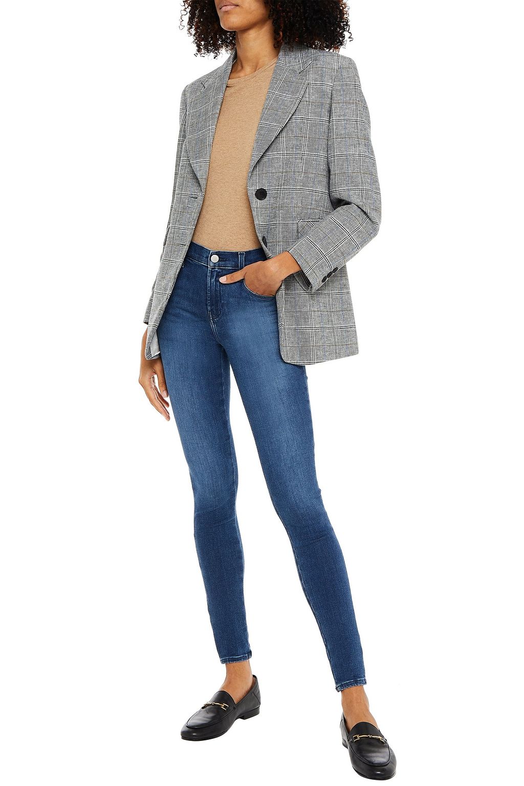J BRAND Mid-rise skinny jeans
