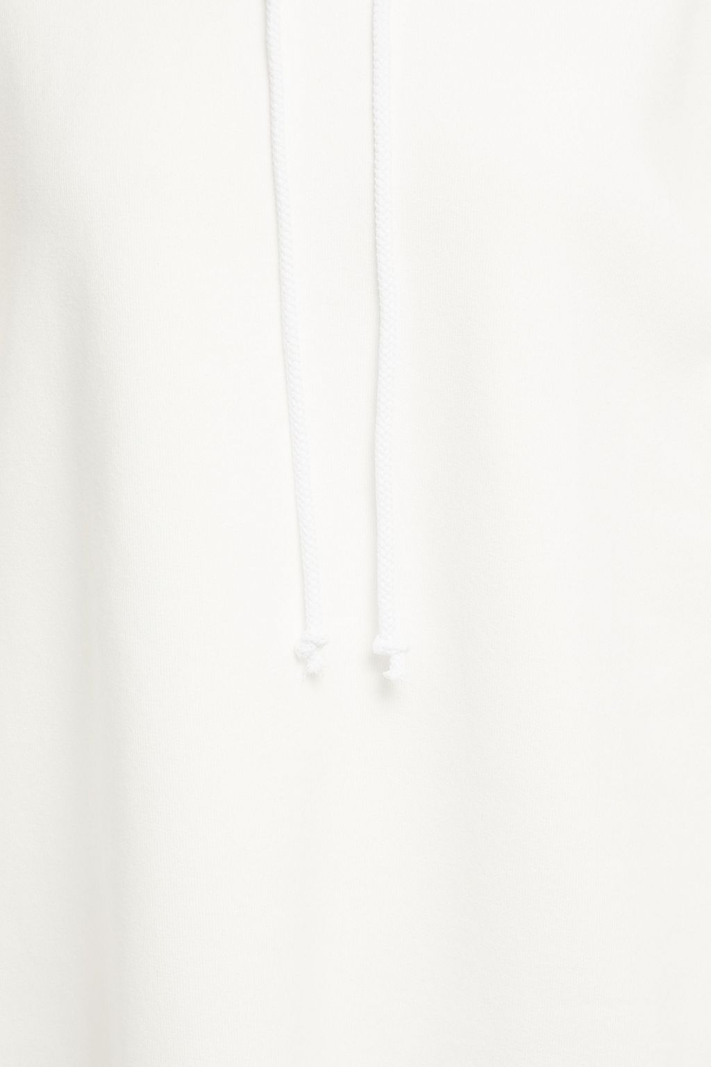 MM6 MAISON MARGIELA Cotton-fleece hooded mini dress