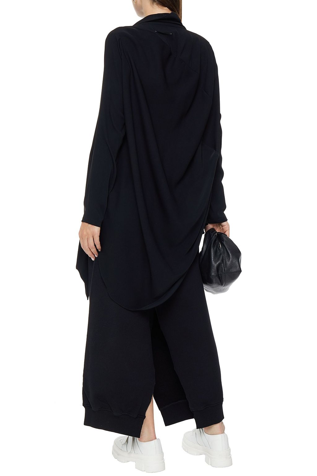 MM6 MAISON MARGIELA Tie-neck crepe de chine top
