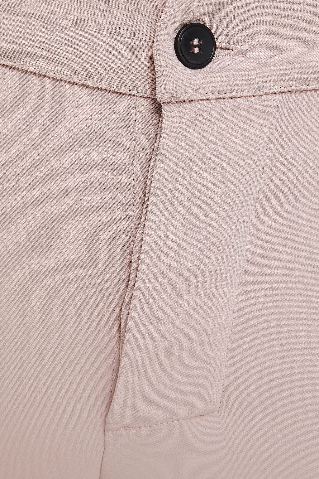 ASCENO The Antibes cropped stretch-crepe straight-leg pants