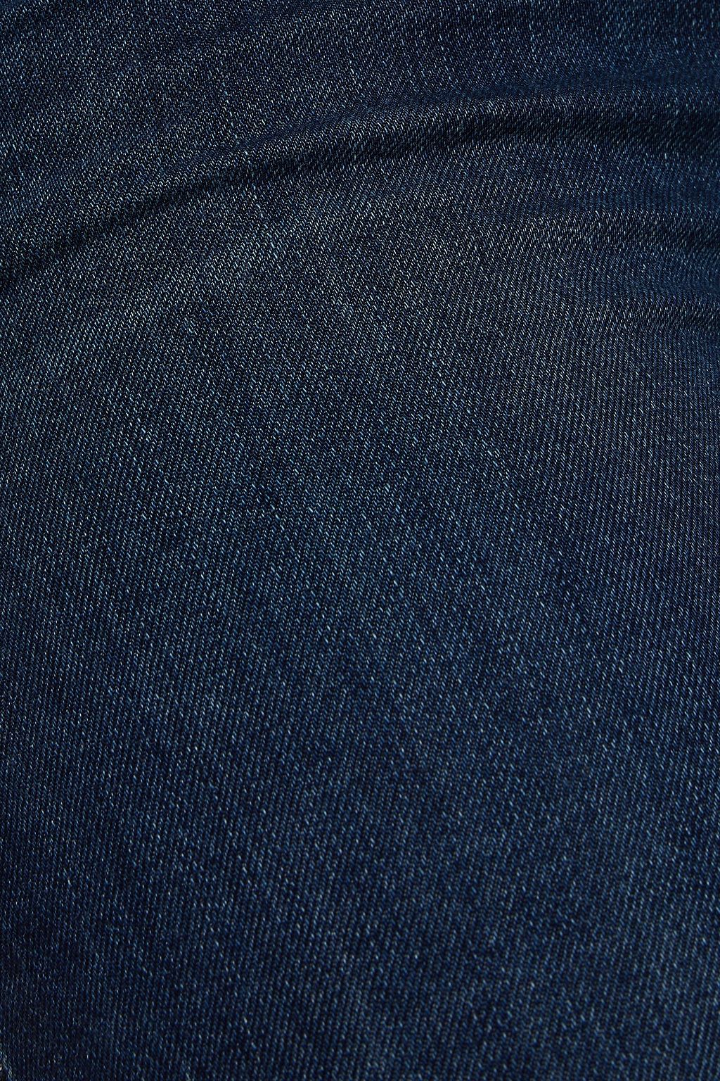 J BRAND Distressed mid-rise skinny jeans