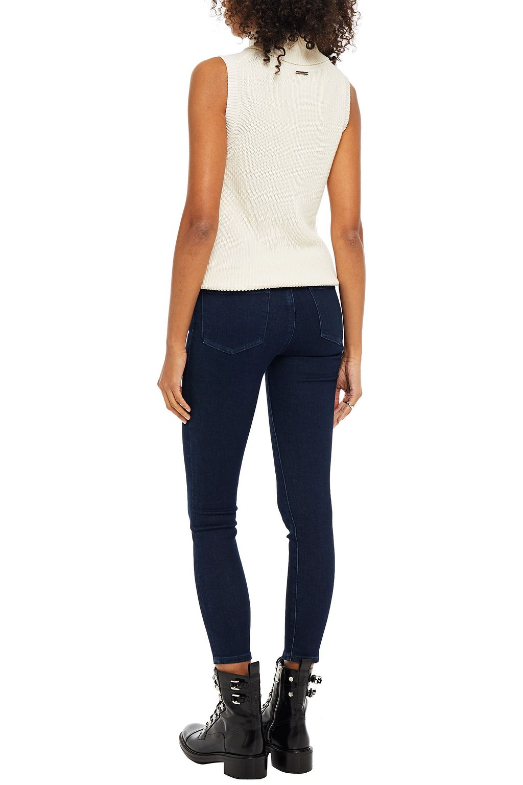 J BRAND Cropped mid-rise skinny jeans
