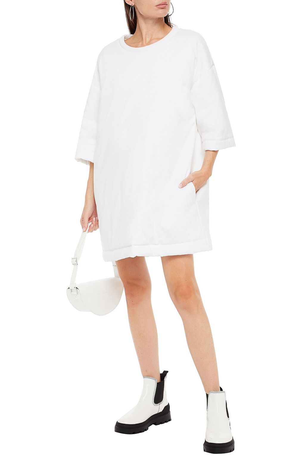 MM6 MAISON MARGIELA Reversible cotton-jersey mini dress