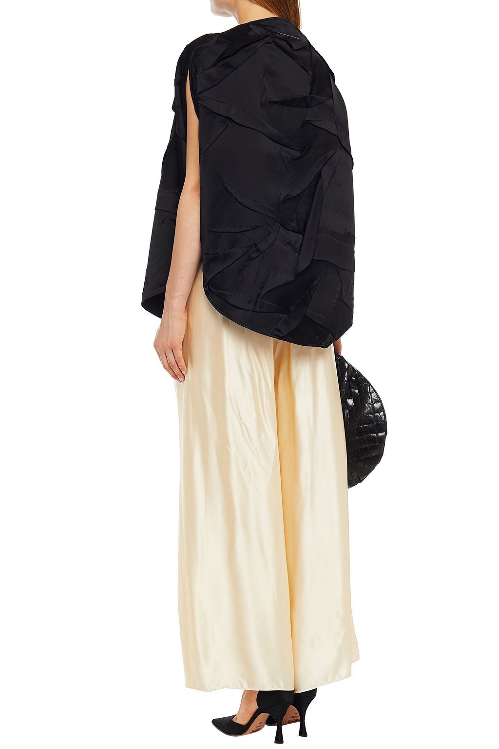MM6 MAISON MARGIELA Pleated satin top
