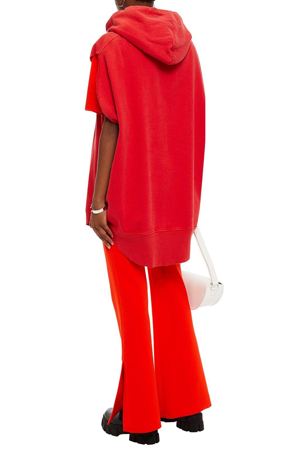 MM6 MAISON MARGIELA Oversized-Hoodie aus Baumwollfrottee mit Print