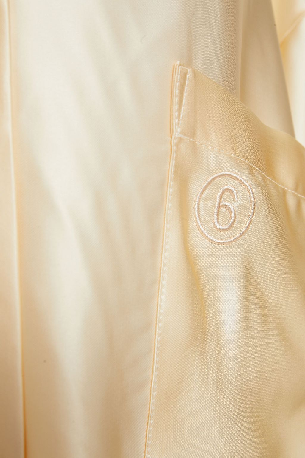 MM6 MAISON MARGIELA Hemdkleid in Minilänge aus Satin