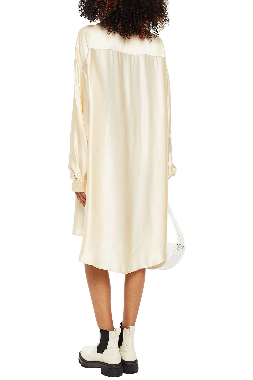 MM6 MAISON MARGIELA Hemdkleid in Minilänge aus Satin