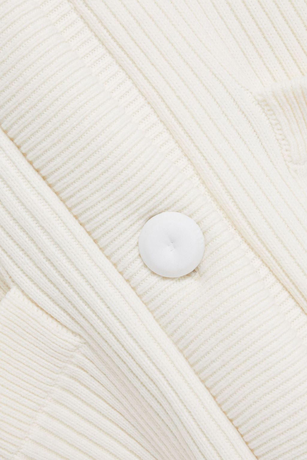 MM6 MAISON MARGIELA Oversized ribbed wool-blend cardigan