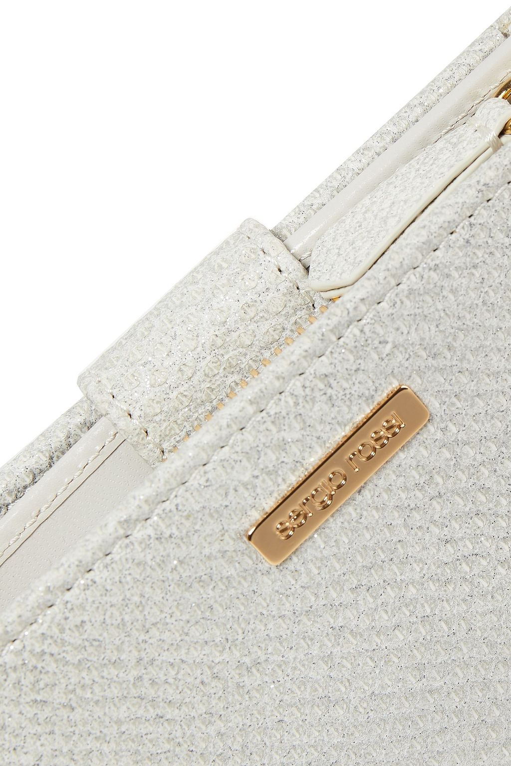 SERGIO ROSSI Glittered karung wallet