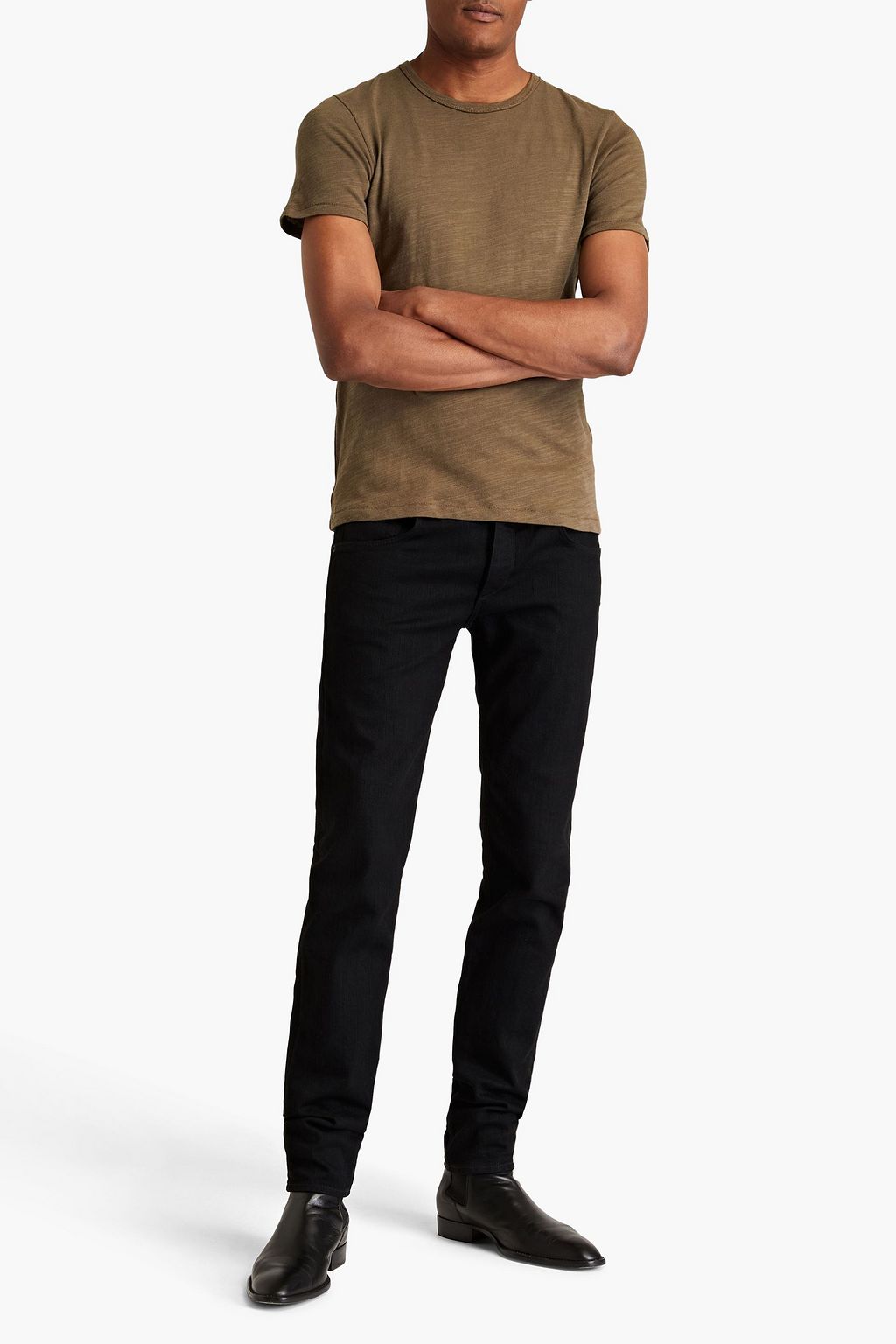 RAG & BONE Slub cotton-jersey T-shirt