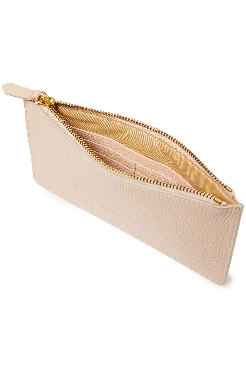 SERGIO ROSSI Pebbled-leather wallet