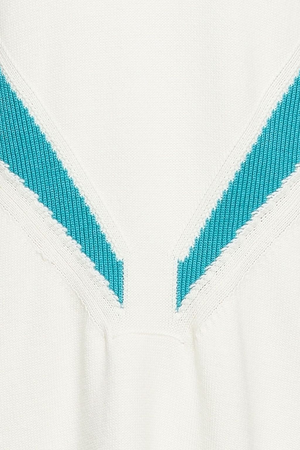 MM6 MAISON MARGIELA Intarsia cotton-blend mini dress